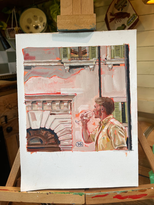 'THE BALCONY IN VERONA'